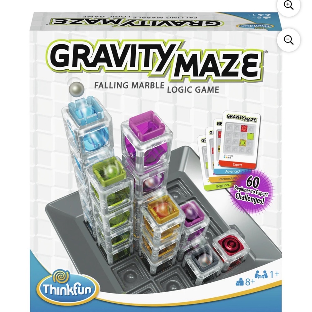 NEW ThinkFun Gravity Maze Falling Marble Logic Game - Sealed